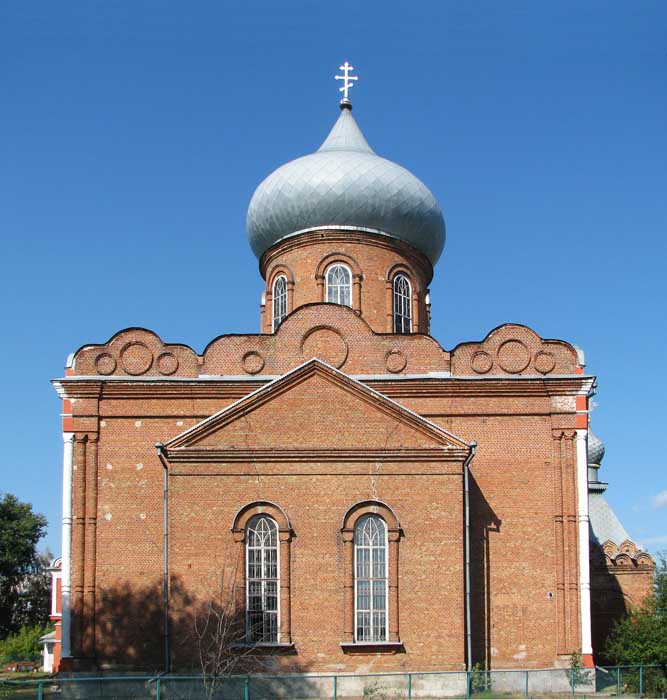 Церковь Казанской иконы Божией Матери, Давыдовка (Лискинский район, Воронежская область). фасады, Восточный фасад храма