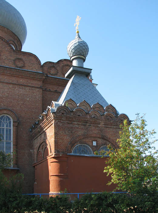 Церковь Казанской иконы Божией Матери, Давыдовка (Лискинский район, Воронежская область). фасады, Фрагмент северного фасада