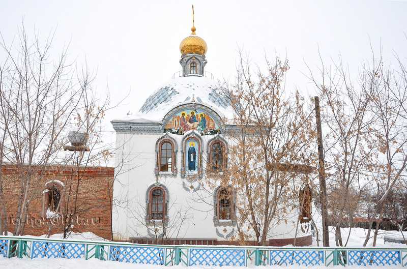 Бородино. Церковь Сергия Радонежского. фасады