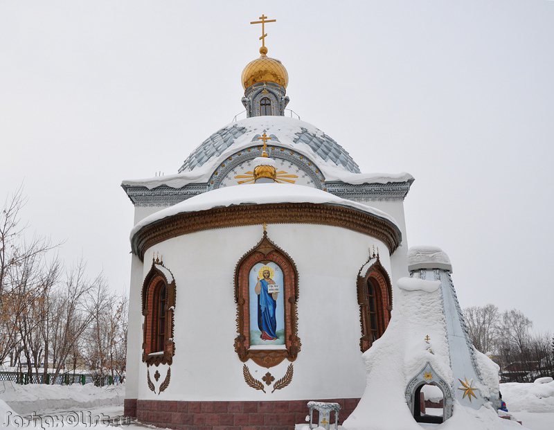 Бородино. Церковь Сергия Радонежского. фасады