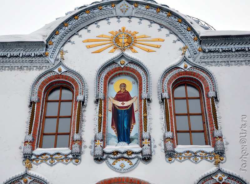 Бородино. Церковь Сергия Радонежского. архитектурные детали