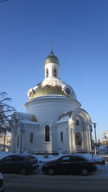 Церковь Георгия Победоносца при Институте сердца, Пермь (Пермь, город, Пермский край). фасады, храм святого великомученика Георгия Победоносца