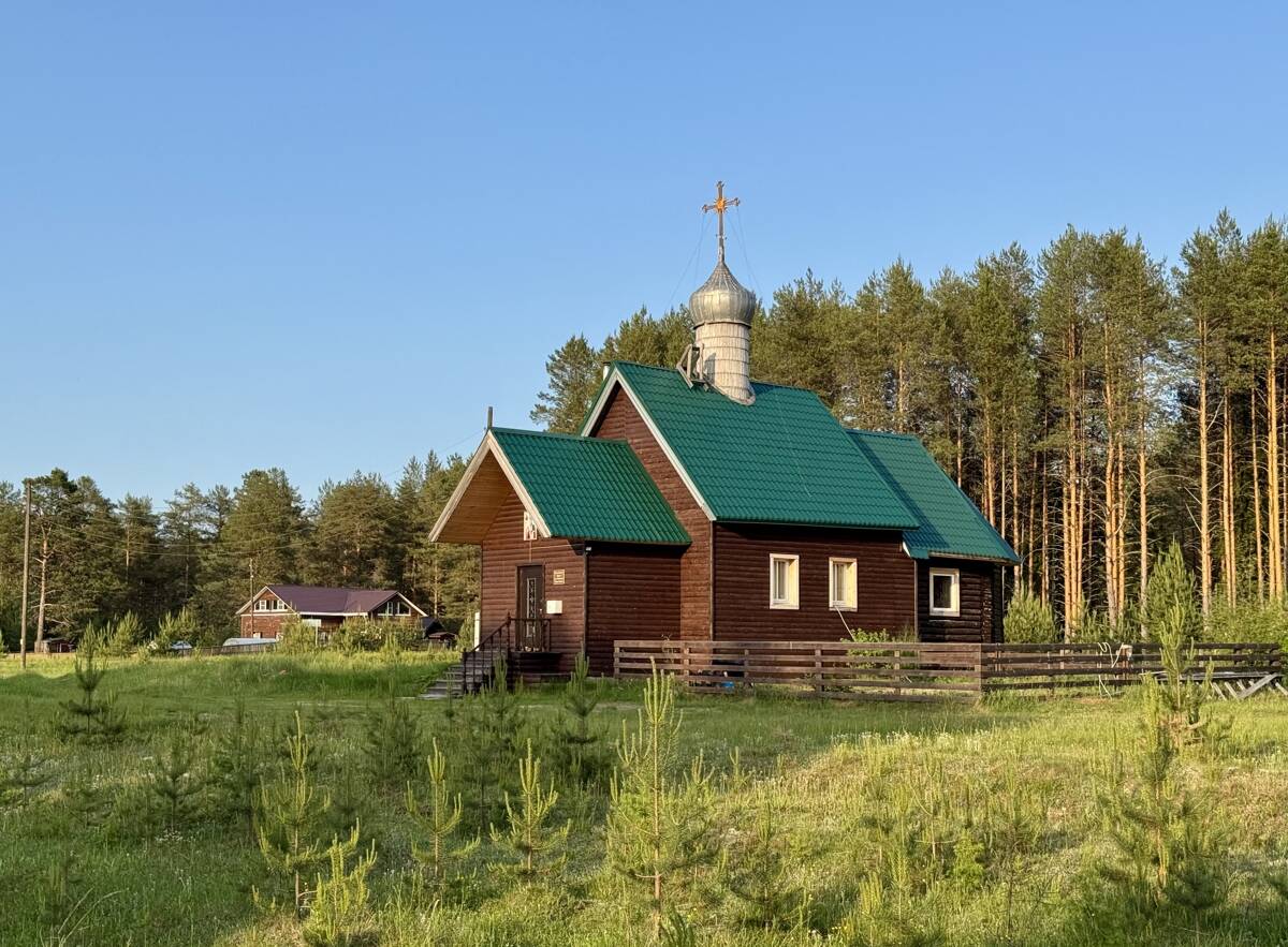 Церковь Николая Чудотворца, Серёгово (Княжпогостский район, Республика Коми). фасады, Вид с юго-запада