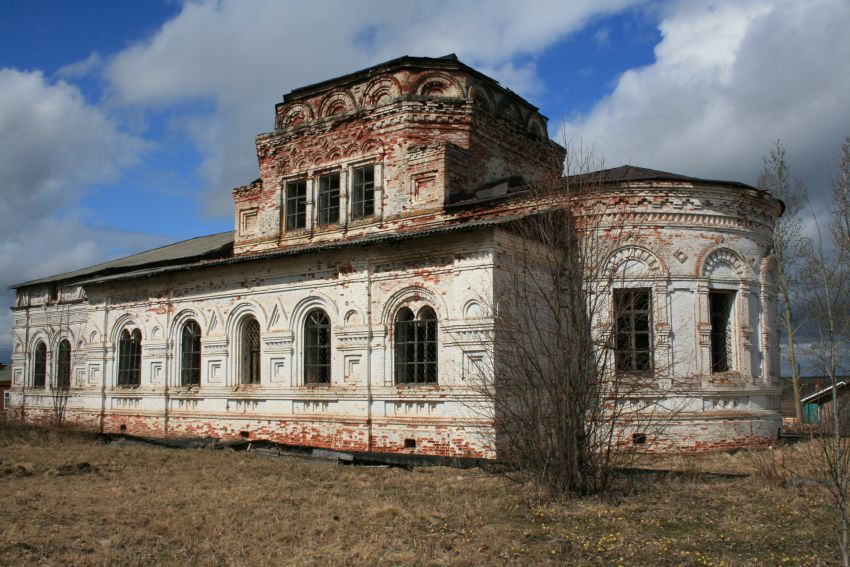 Большелуг. Церковь Николая Чудотворца. фасады, Село Большелуг. Церковь Николая Чудотворца