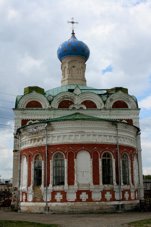 Кылтово. Кылтовский Крестовоздвиженский монастырь. Церковь Зосимы и Савватия. фасады, Село Кылтово. Кылтовский Крестовоздвиженский женский монастырь. Церковь Зосимы и Савватия