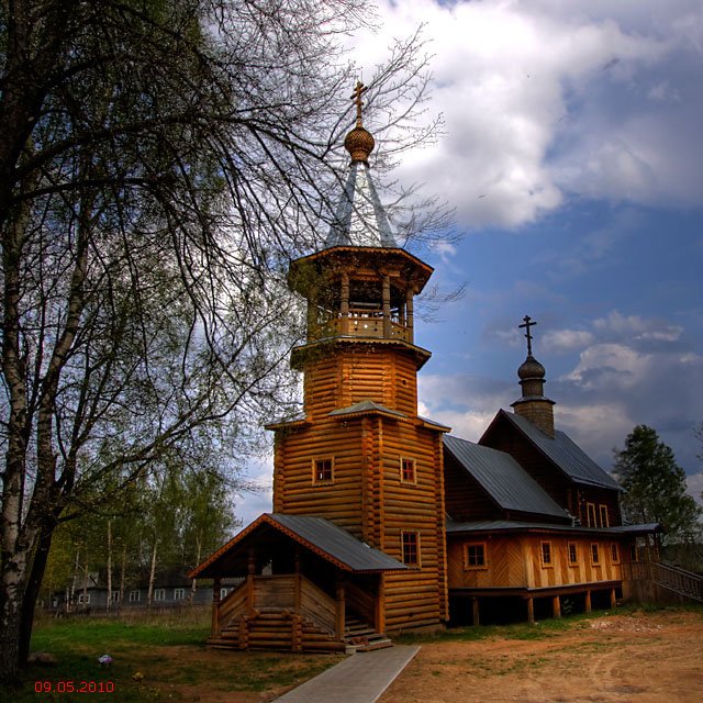 Пено. Церковь Сергия Радонежского. фасады