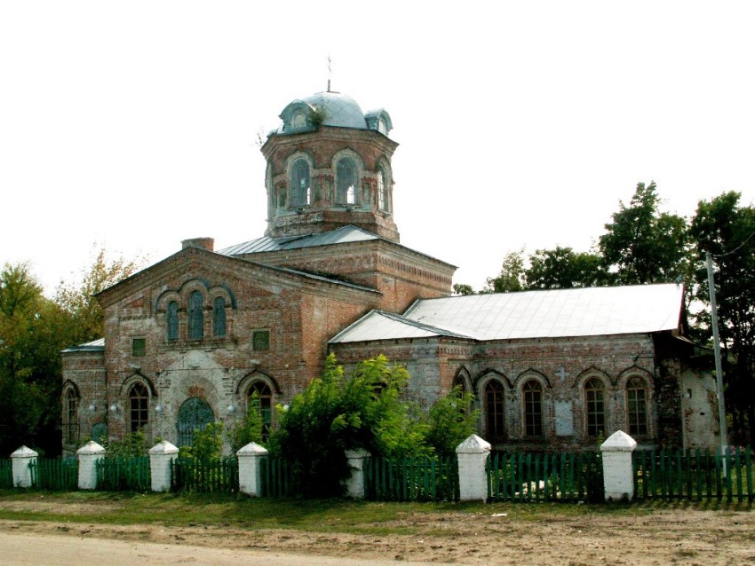 Николаевка. Церковь Николая Чудотворца. общий вид в ландшафте