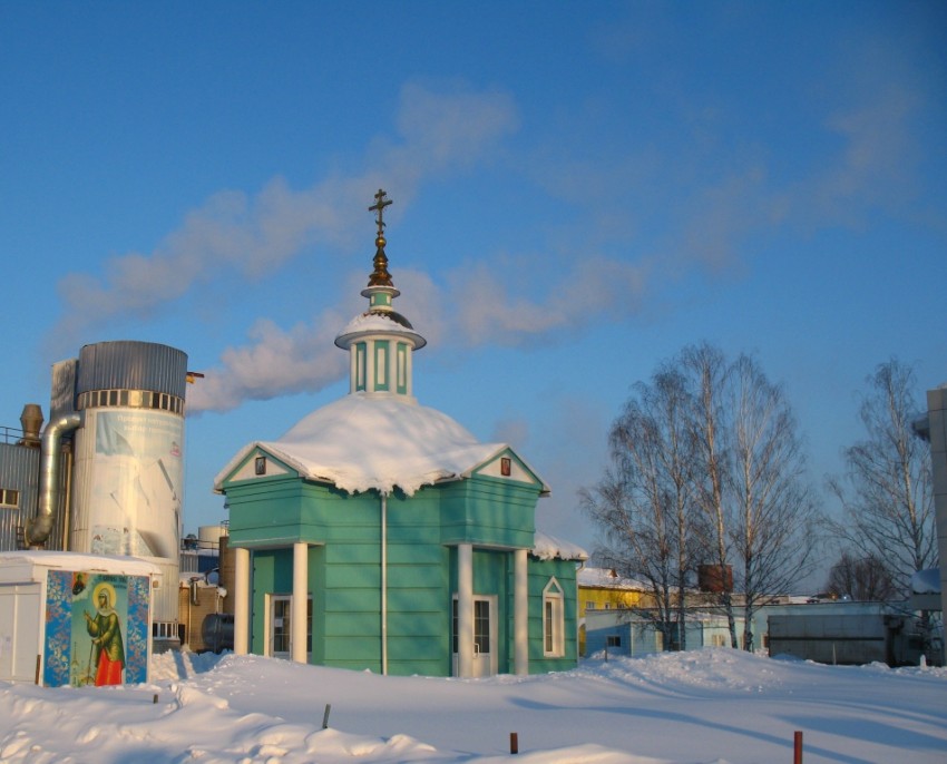 Церковь Ксении Петербургской, Ува (Увинский район, Республика Удмуртия). общий вид в ландшафте