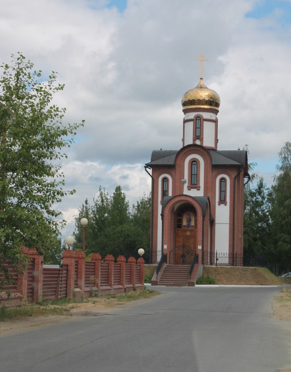 Церковь Александра Невского, Урай (Урай, город, Ханты-Мансийский автономный округ). общий вид в ландшафте