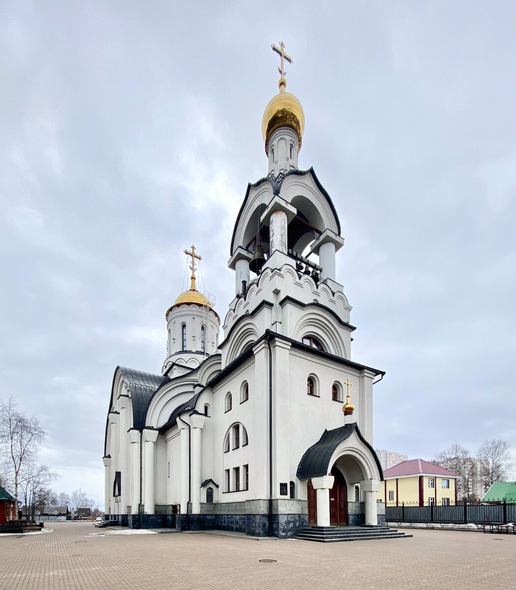 Сургут. Церковь Николая Чудотворца на Чёрном мысу. фасады, Вид с севера