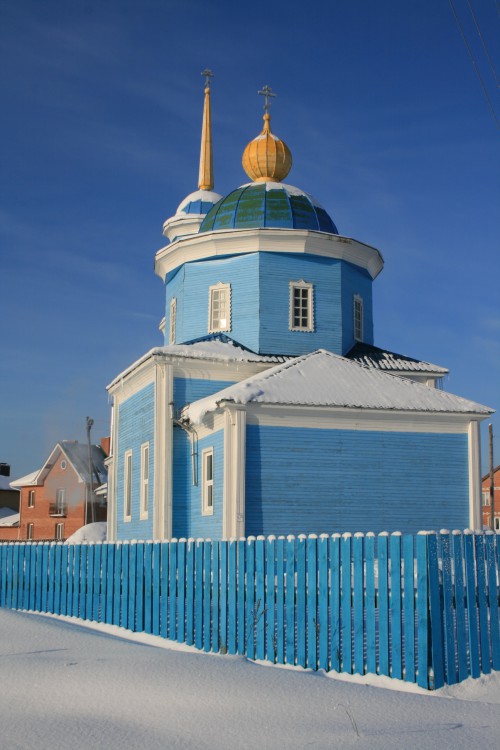 Церковь Николая Чудотворца, Выльгорт (Сыктывдинский район, Республика Коми). фасады, Село Выльгорт. Церковь Николая Чудотворца