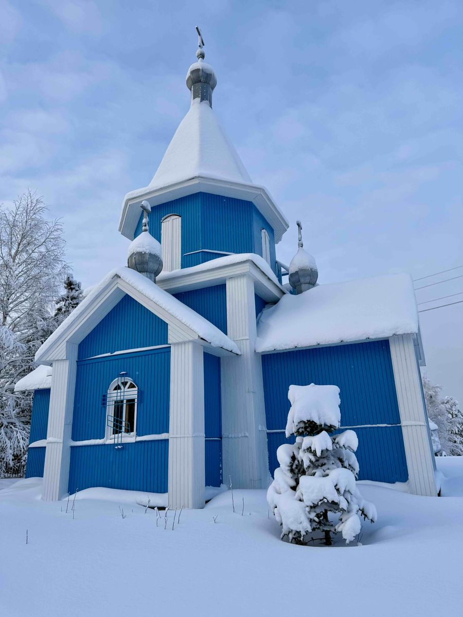 фасады. Ыбский Серафимовский женский монастырь. Часовня Иверской иконы Божией Матери, Ыб (Сыктывдинский район, Республика Коми)