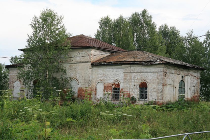 Церковь Преображения Господня, Аныб (Усть-Куломский район, Республика Коми). общий вид в ландшафте