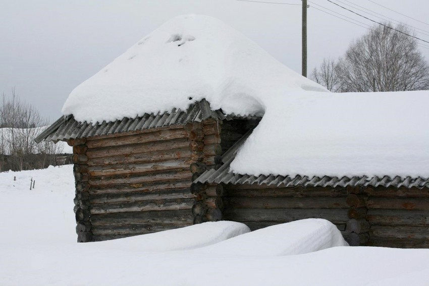 Монастырь Макария Египетского, Архиповка (Прилузский район, Республика Коми). общий вид в ландшафте