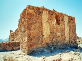 Иудейская пустыня, урочище Масада. Неизвестная (Большая) церковь (Кафоликон лавры)