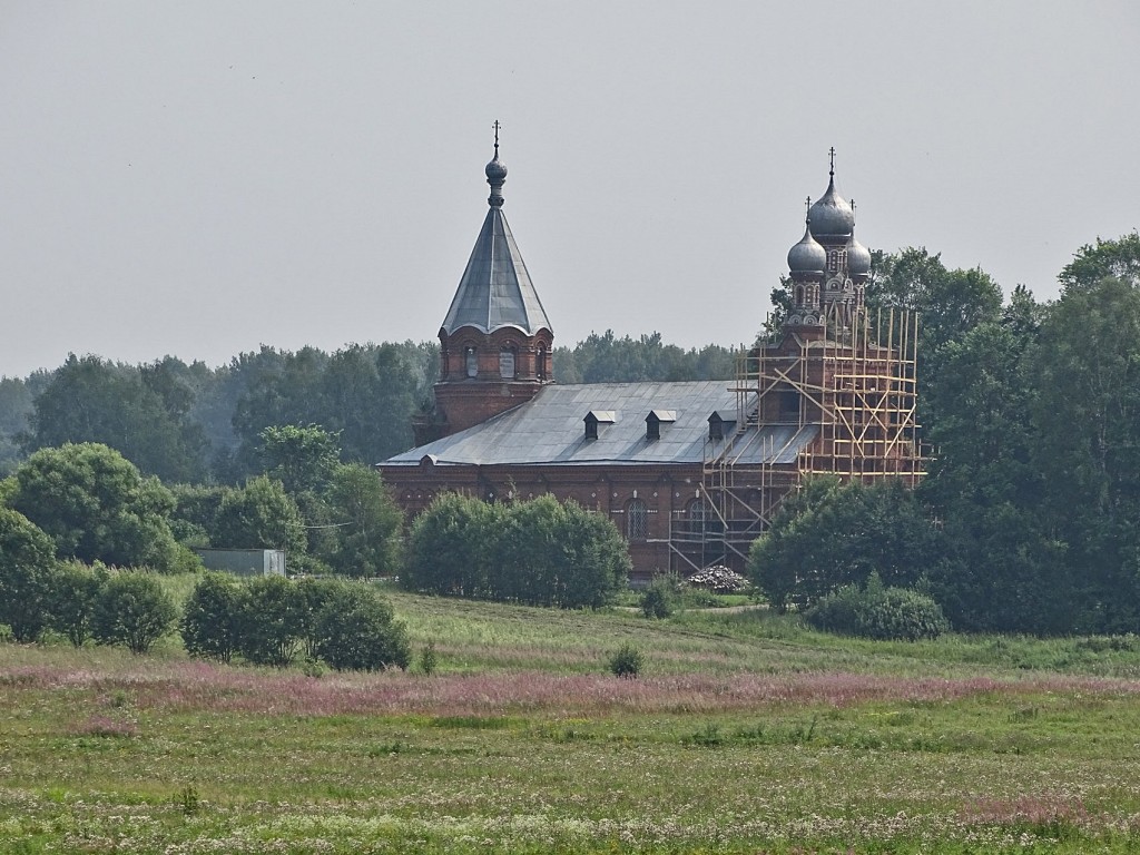 Церковь Покрова Пресвятой Богородицы, Дуброво (Тёмкинский район, Смоленская область). документальные фотографии