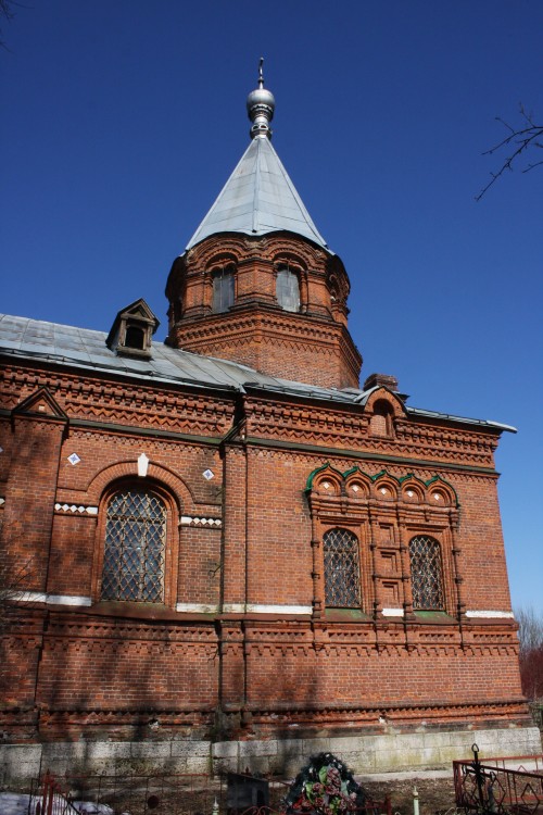 Дуброво. Церковь Покрова Пресвятой Богородицы. фасады