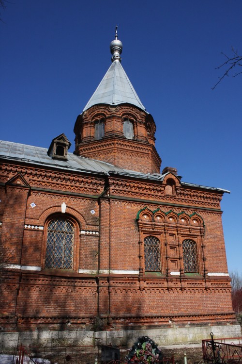 Церковь Покрова Пресвятой Богородицы, Дуброво (Тёмкинский район, Смоленская область). архитектурные детали