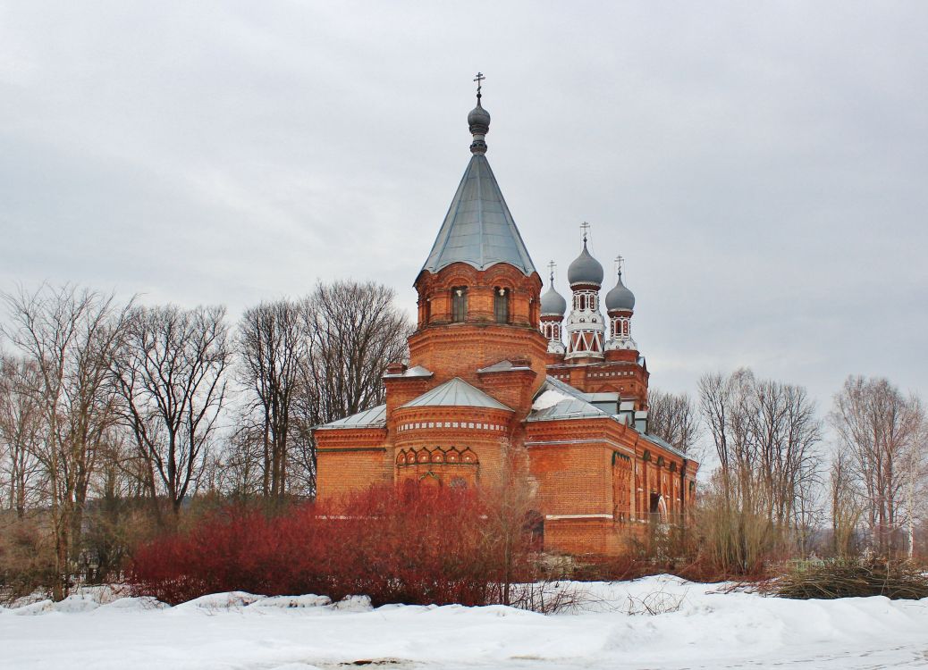 Церковь Покрова Пресвятой Богородицы, Дуброво (Тёмкинский район, Смоленская область). фасады, Вид с северо-востока