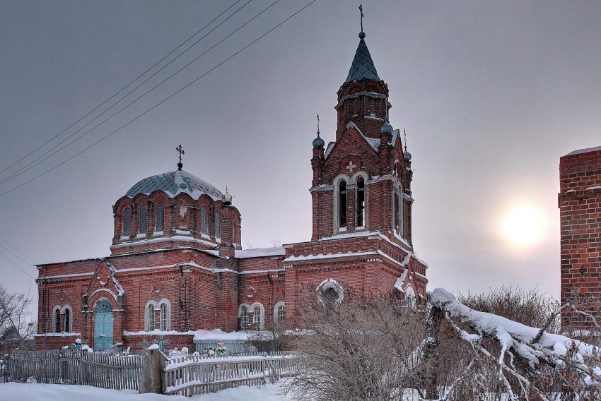 Ловецкие Борки. Церковь Успения Пресвятой Богородицы. фасады