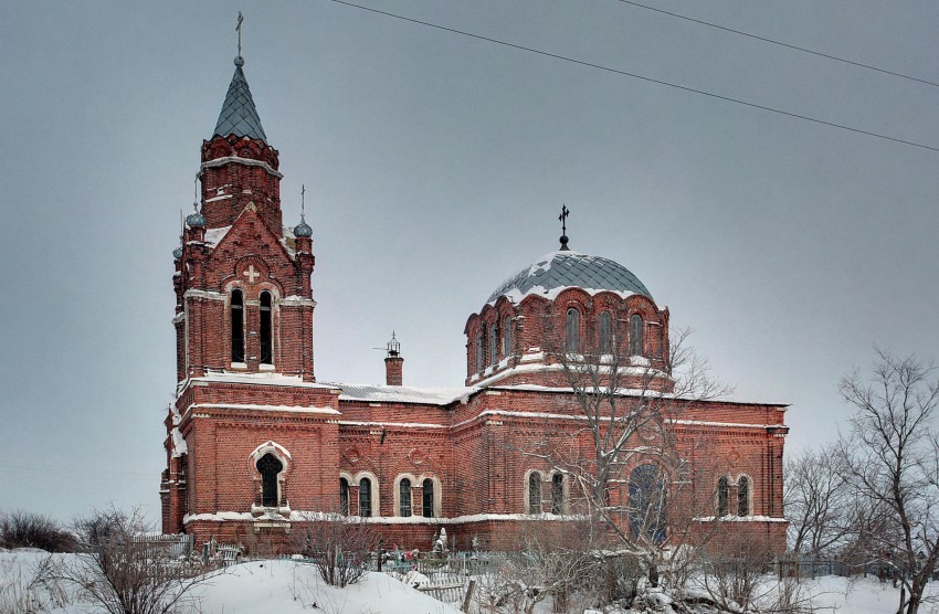 Церковь Успения Пресвятой Богородицы, Ловецкие Борки (Луховицкий городской округ, Московская область). фасады