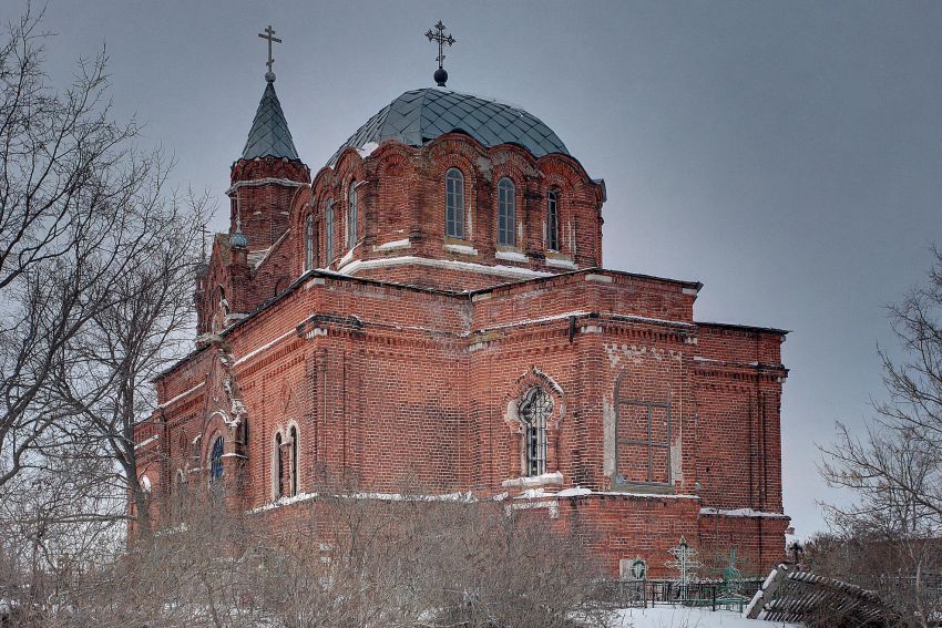 Церковь Успения Пресвятой Богородицы, Ловецкие Борки (Луховицкий городской округ, Московская область). фасады