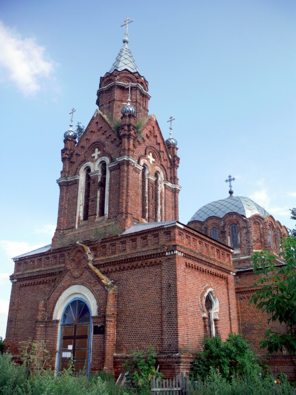 Ловецкие Борки. Церковь Успения Пресвятой Богородицы. фасады