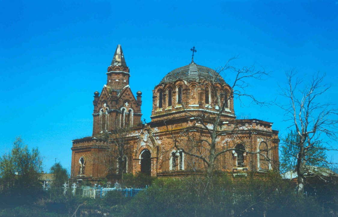 Ловецкие Борки. Церковь Успения Пресвятой Богородицы. фасады