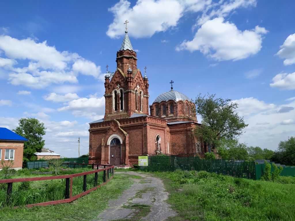 Церковь Успения Пресвятой Богородицы, Ловецкие Борки (Луховицкий городской округ, Московская область). фасады