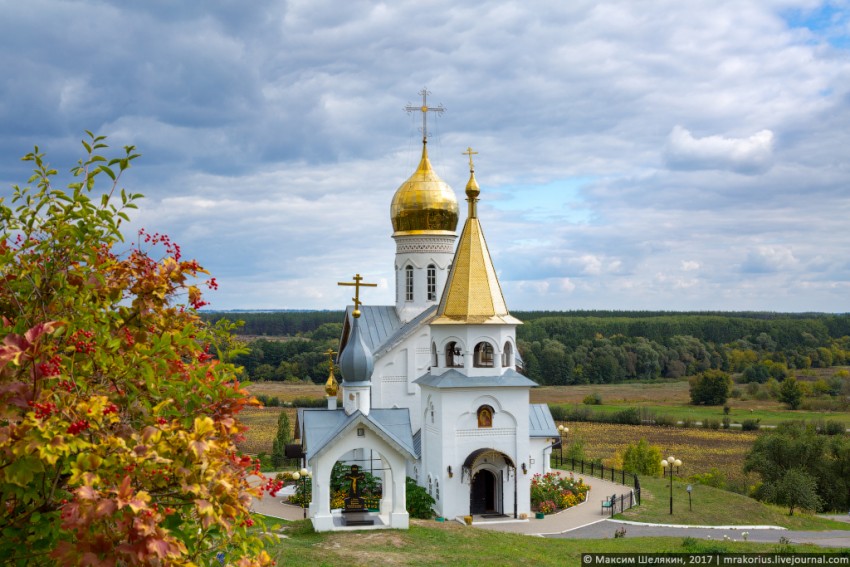 Троицкий Холковский монастырь. Церковь Донской иконы Божией Матери, Холки (Чернянский район, Белгородская область). фасады