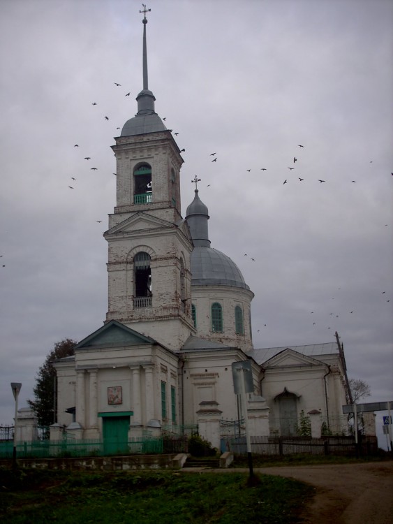 Церковь Вознесения Господня, Водзимонье (Вавожский район, Республика Удмуртия). фасады, Церковь- Водзимонье