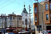 Собор Николая Чудотворца, Общий вид с Чёрч-стрит<br>, Сан-Франциско, Калифорния, США