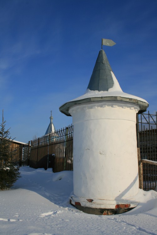 Ыбский Серафимовский женский монастырь, Ыб (Сыктывдинский район, Республика Коми). общий вид в ландшафте, Село Ыб. Ыбский Серафимовский женский монастырь 
