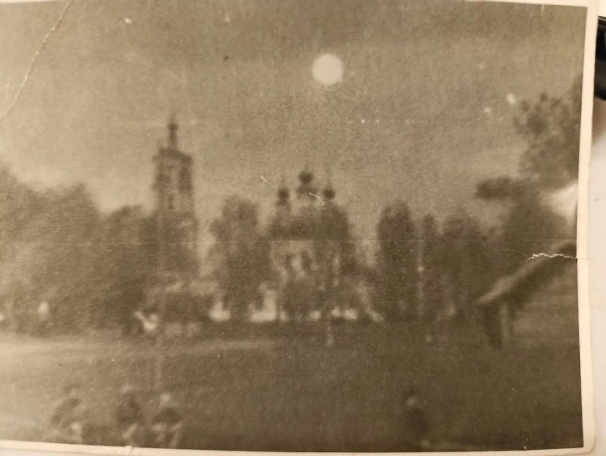 архивная фотография. Церковь Рождества Пресвятой Богородицы, Хлопово Городище (Зубцовский район, Тверская область)