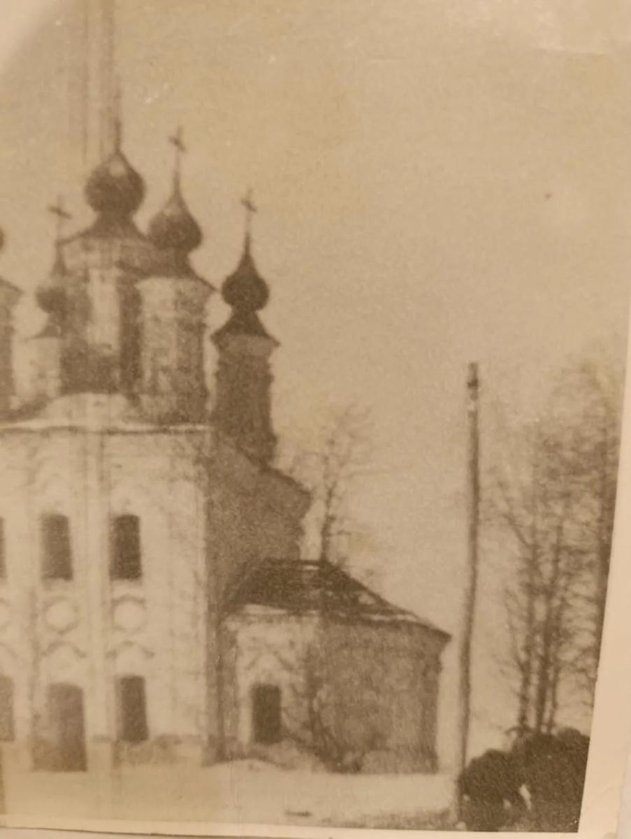 архивная фотография. Церковь Рождества Пресвятой Богородицы, Хлопово Городище (Зубцовский район, Тверская область)