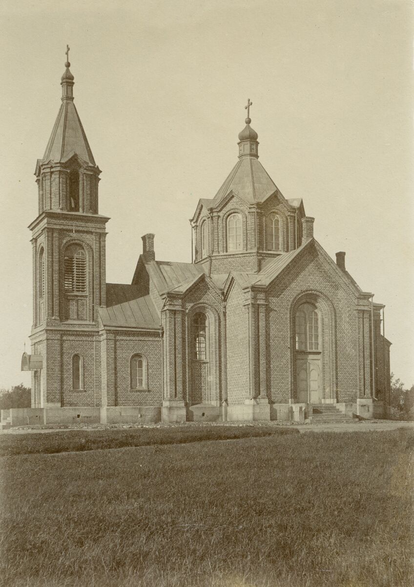 Церковь Николая Чудотворца, Вааса (Похьянмаа (Остроботния), Финляндия). архивная фотография, Фото конца XIX - начала XX веков с сайта www.finna.fi