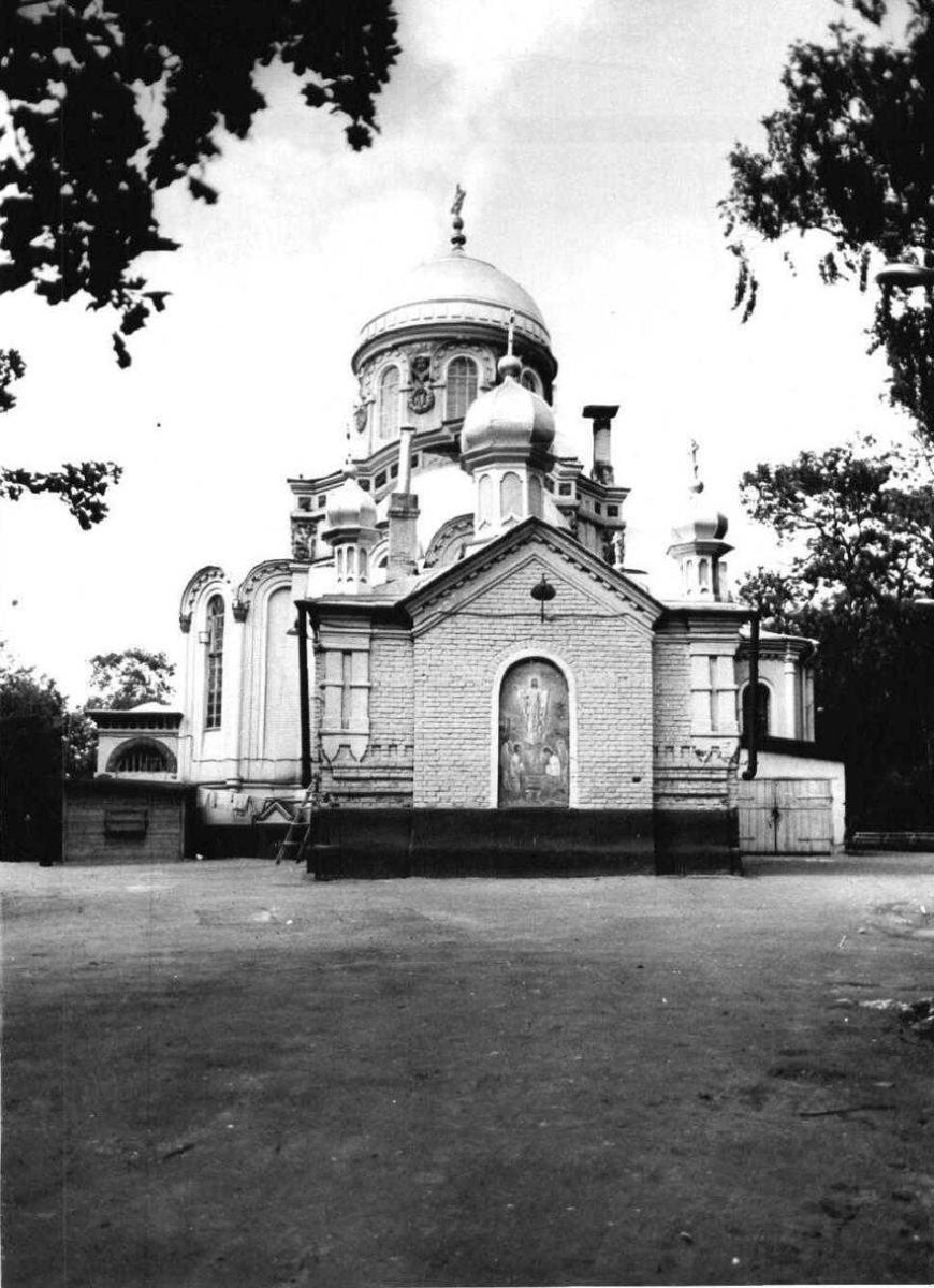 Ульяновск. Церковь Воскресения Христова на Старом кладбище. архивная фотография, Фото Воскресенской кладбищенской церкви. Приблизительная датировка: с 01.07.1916 по 01.07.1922 г.