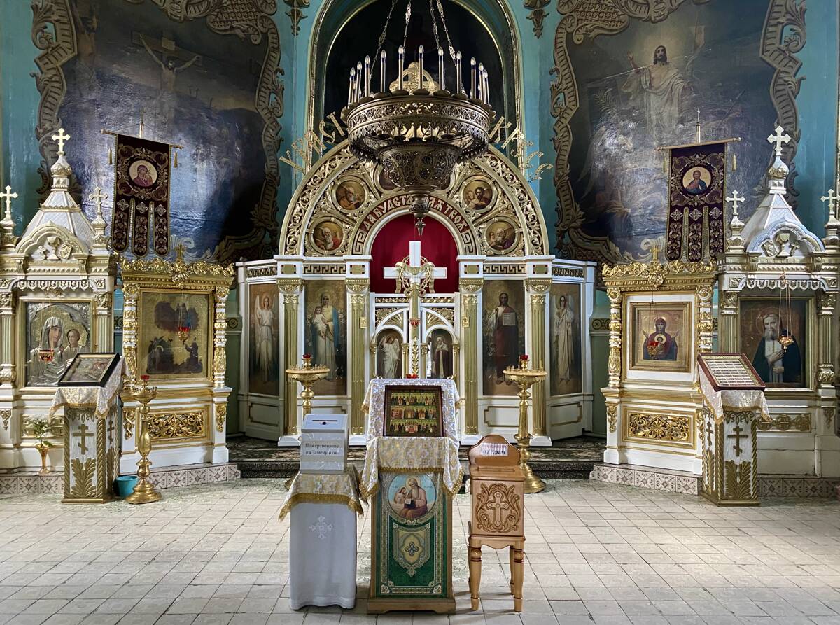 Церковь Воскресения Христова на Старом кладбище, Ульяновск (Ульяновск, город, Ульяновская область). интерьер и убранство, Интерьер, вид от входа
