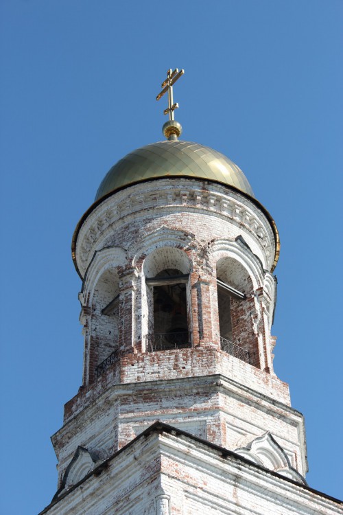 Церковь Рождества Христова, Лебяжье (Мелекесский район, Ульяновская область). архитектурные детали, Ярус звона колокольни