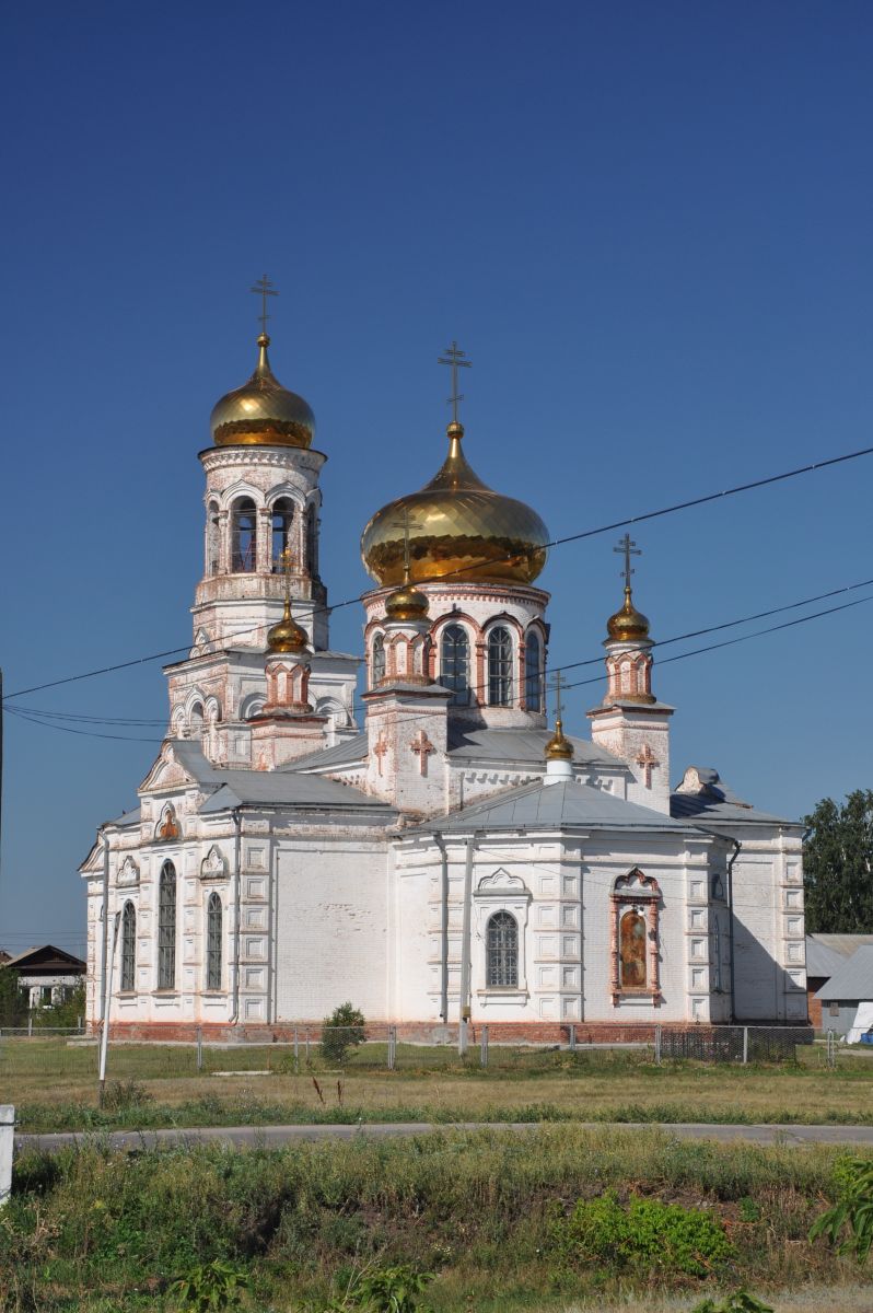 Лебяжье. Церковь Рождества Христова. фасады