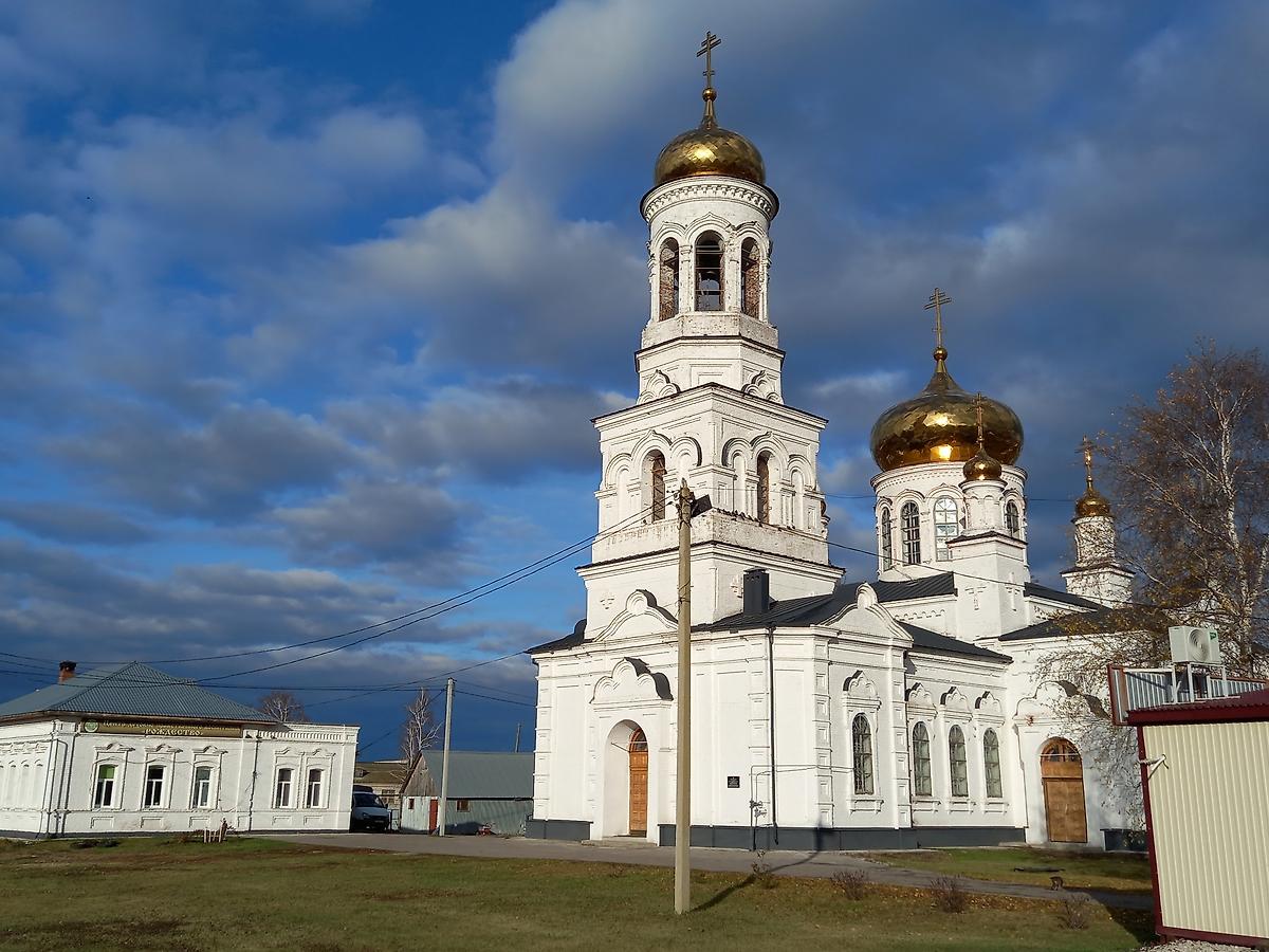 фасады. Церковь Рождества Христова, Лебяжье (Мелекесский район, Ульяновская область)