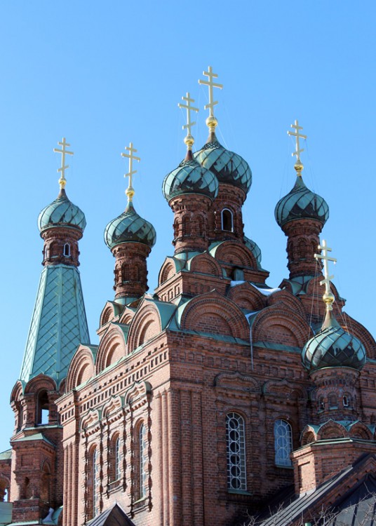 Тампере. Церковь Александра Невского. архитектурные детали