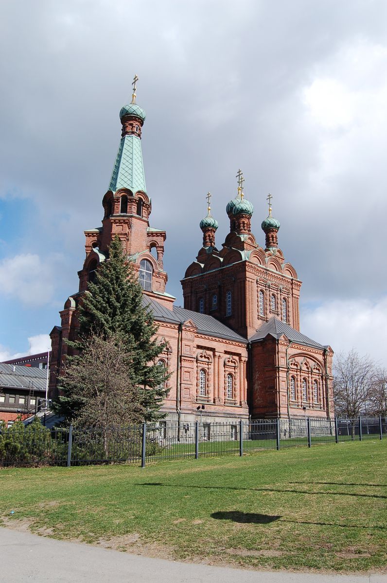 Церковь Александра Невского, Тампере (Пирканмаа, Финляндия). фасады