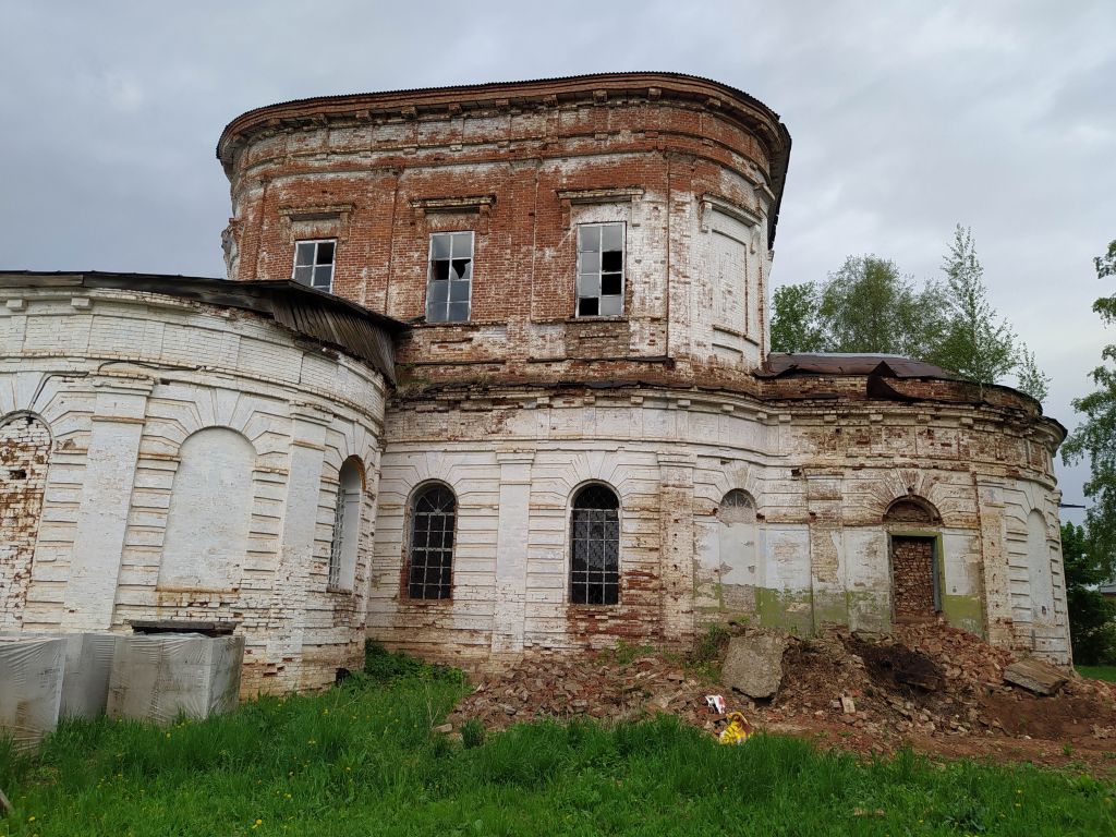 Церковь Владимирской иконы Божией Матери, Большая Соснова (Большесосновский район, Пермский край). архитектурные детали