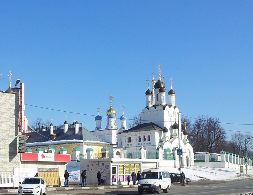 Церковь Иосифа Волоцкого, Павловская Слобода (Истринский городской округ и ЗАТО Восход, Московская область). общий вид в ландшафте