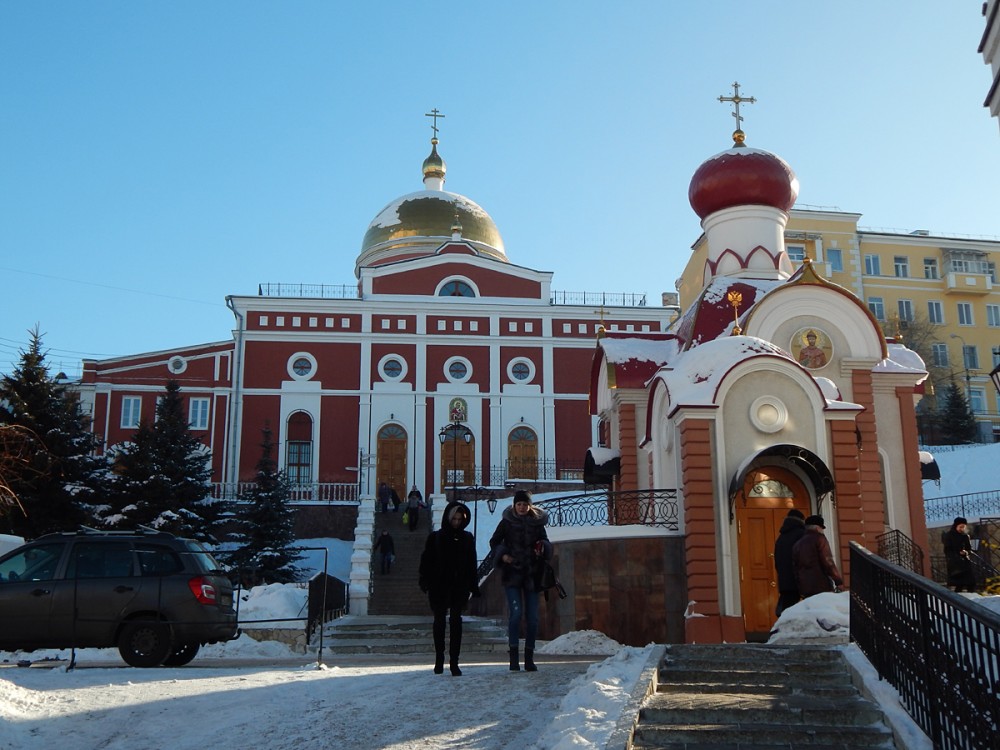 Самара. Иверский женский монастырь. Церковь Иверской иконы Божией Матери. фасады