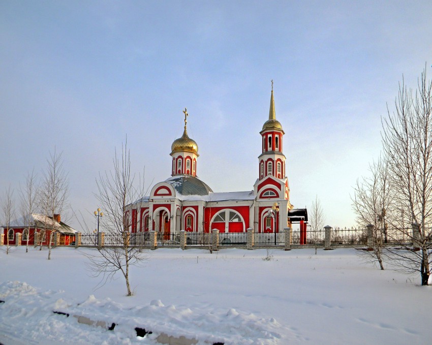 Церковь Татианы великомученицы, Бобрава (Ракитянский район, Белгородская область). общий вид в ландшафте
