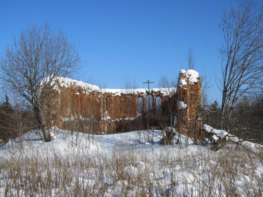 Церковь Николая Чудотворца, Катромское, озеро (Харовский район, Вологодская область). фасады, вид с запада