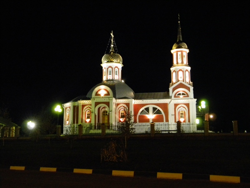 Церковь Татианы великомученицы, Бобрава (Ракитянский район, Белгородская область). общий вид в ландшафте