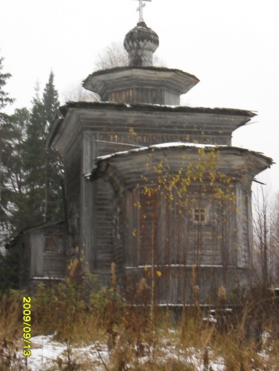 Церковь Илии Пророка, Фоминская (Васютинский погост, Дьяконцы) (Верхнетоемский район, Архангельская область). фасады